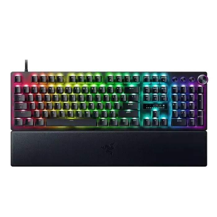 کیبورد گیمینگ ریزر سوئیچ آنالوگ مدل HUNTSMAN V3 PRO US LAYOUT WRD